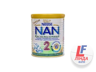 Смесь молочная детская NESTLE NAN (Нестле Нан) 2 кисломолочная, 400г-0