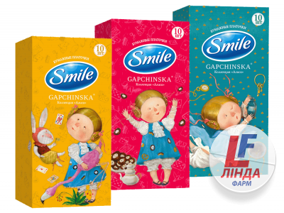 Smile (Смайл) Бумажные платочки Gapchinska Гапчинская №10-0
