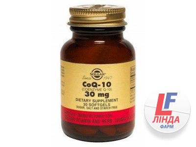 Solgar Коензим Q10 30 мг, 30 капсул-0