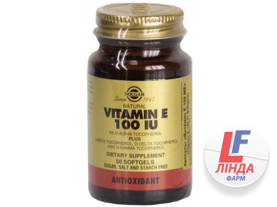 Solgar (Солгар) Витамин Е 100МЕ капсулы №50-0