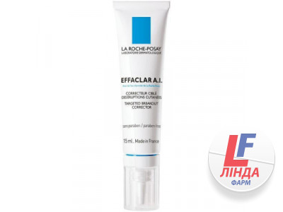 Засіб для обличчя La Roche-Posay Effaclar A.I. коригуючий, локальної дії для жирної і проблемної шкіри, 15 мл-0
