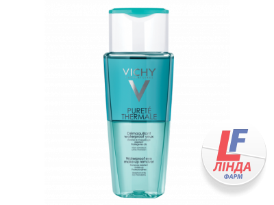 Vichy Purete Thermale (Виши Пюрте Термаль) Средство двухфазное для снятия макияжа с глаз с защитой от выпадения ресниц 150мл-0