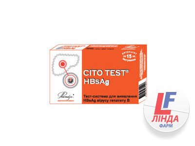 Тест CITO TEST HBsAg тест-система иммунохроматографическая для выявления HBsAg вируса гепатита В-0