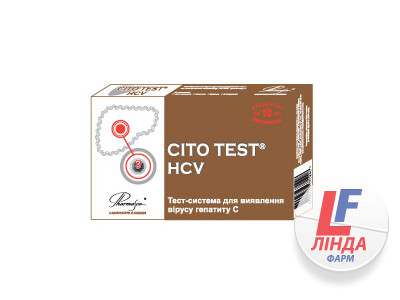 Тест CITO TEST HCV тест-система иммунохроматографическая для выявления вируса гепатита С-0