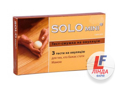 Тест-полоска для определения овуляции SOLO mini №3-0