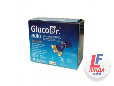 Тест-полоски для определения уровня глюкозы в крови GlucoDr AUTO AGM 4000 №50-0