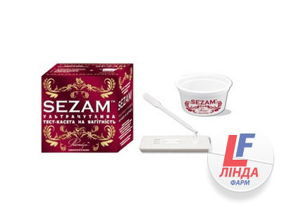 Тест Sezam ультрачувств кассета для определения беременности №1-0