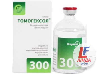 Томогексол раствор 300мг йода 1 мл 100мл №1-0