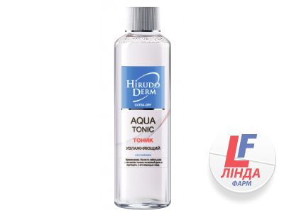 Тоник Hirudo Derm Extra Dry (Гирудо Дерм Экстра Драй) Aqua Tonic увлажняющий 180мл-0