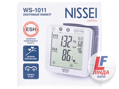 Тонометр Nissei WS-1011 автоматичний на зап'ястя-0