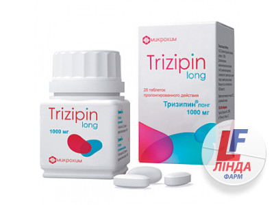 Тризипин лонг таблетки прол./д. по 1000 мг №28 у бан.-0