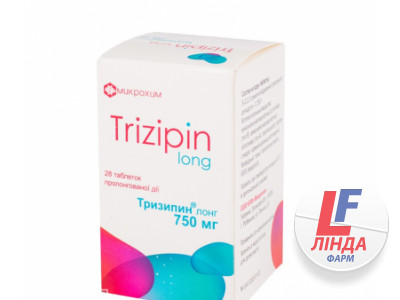 Тризипин лонг таблетки прол./д. по 750 мг №28 у бан.-0