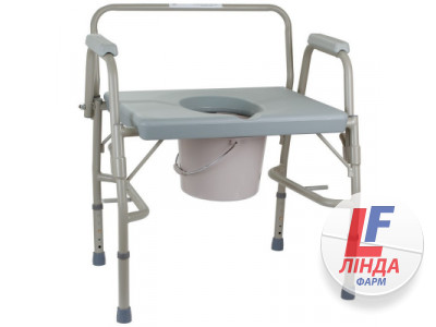 Усиленный стул-туалет с откидными подлокотниками OSD-BL740101-0
