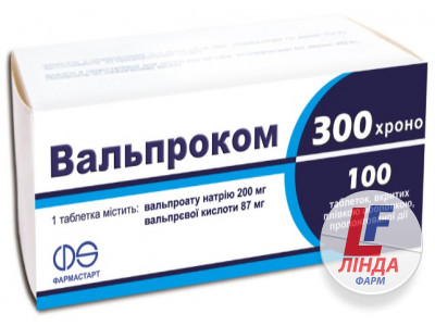 Вальпроком Хроно 300 таблетки №30-0