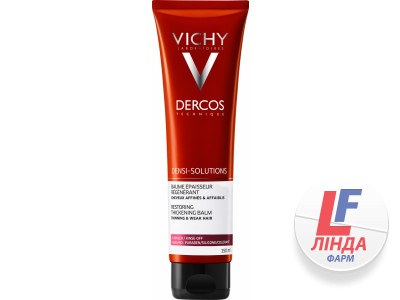 Vichy Dercos Densi-Solution (Віші Деркос Денсі-Солюшнз) Бальзам для відновлення густоти та об'єму тонкого, ослабленого волосся 150мл-0