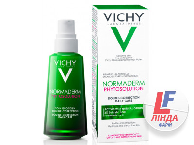 Vichy Normaderm (Виши Нормадерм) Фитосолюшн ежедневный увлажняющий уход для жирной проблемной кожи лица 50мл-1