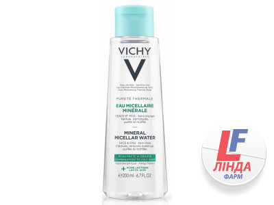 Vichy Purete Thermale (Виши Пюрте Термаль) Мицелярная вода для жирной и комбинированной кожи лица и глаз 200мл-0