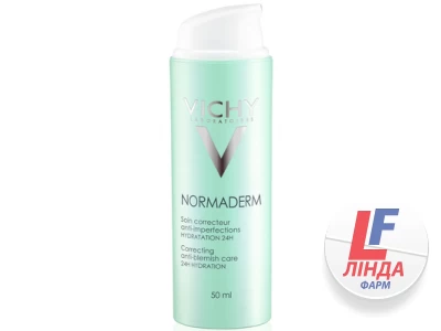 Засіб для обличчя Vichy Normaderm для комплексної корекції проблемної шкіри, 50 мл-0