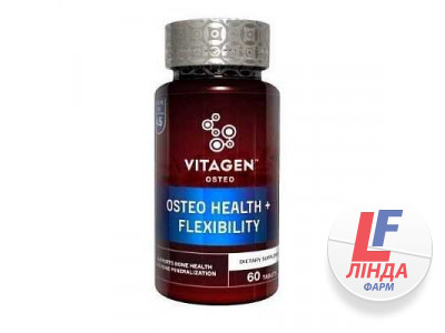 Витаджен VITAGEN OSTEO HEALTH + FLEXIBILITY Защита и здоровье суставов таблетки №60-0