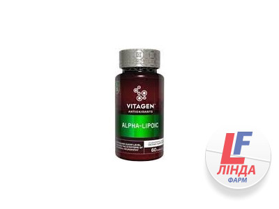 Вітаджен VITAGEN ALPHA LIPOIC + Q10 Природні антиоксиданти капсули №60-0