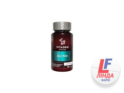 Вітаджен VITAGEN B12 MAX моновітаміни таблетки №60-0