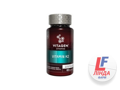 Вітаджен VITAGEN VITAMIN K2 моновітаміни капсули №60-0