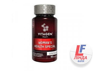 Витаджен VITAGEN WOMAN'S HEALTH SPECIAL Мультивитаминные комплексы капсулы №60-0