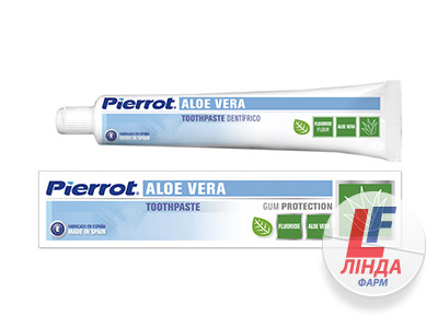Pierrot (Пірот) Зубна паста для захисту ясен з Алое Віра 75мл-0