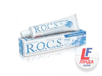 Зубная паста Rocs (Рокс) Отбеливающая Белый стих 74г-0