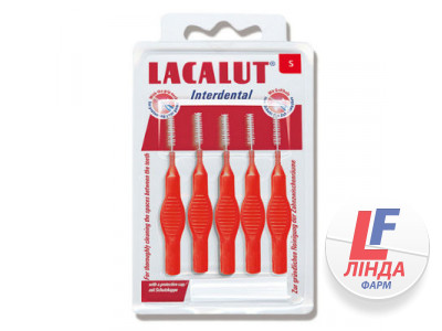 Lacalut (Лакалут) Интердентальные щетки для межзубных промежутков размер S 5шт-0