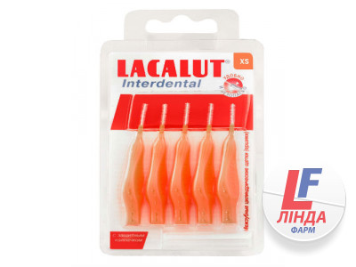 Інтердентальні щітки Lacalut Interdental XS, 5 штук-0