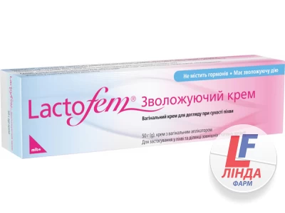 Lactofem Увлажняющий вагинальный крем по 50 г в тубах-0